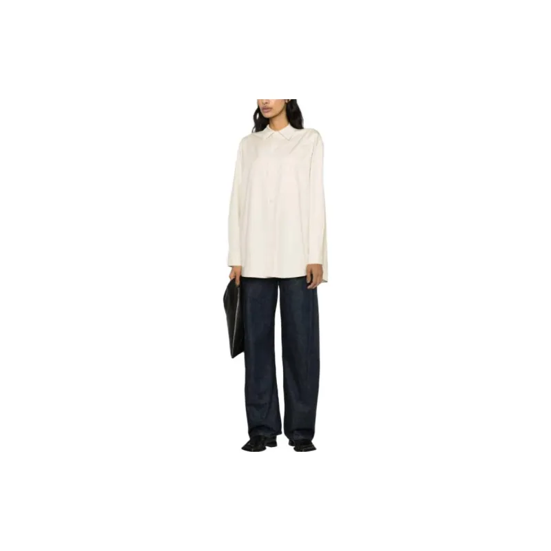 Lemaire Long Shirt 'Light Cream'-1