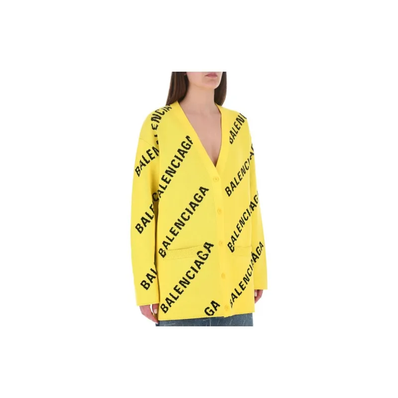 Balenciaga FW21 Sweater Women's Yellow-2