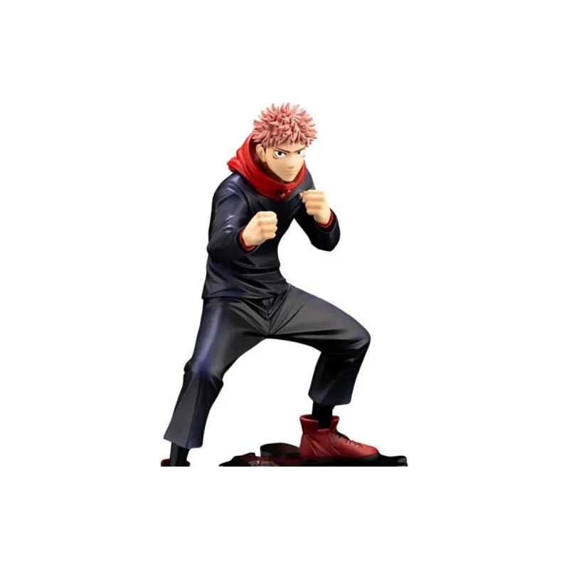 CRAFTSMANSHIP KOTOBUKIYA Artfx J Jujutsu Kaisen Yuji Itadori Statue With Bonus Face Part Figure Navy-3