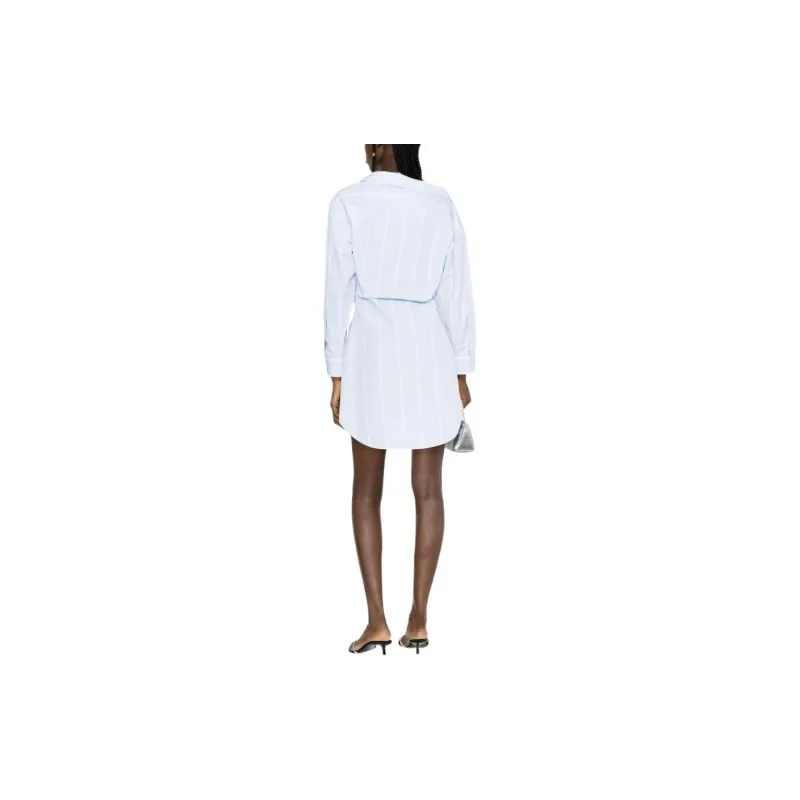Alexander Wang Off Shoulder Shirt Dress-5