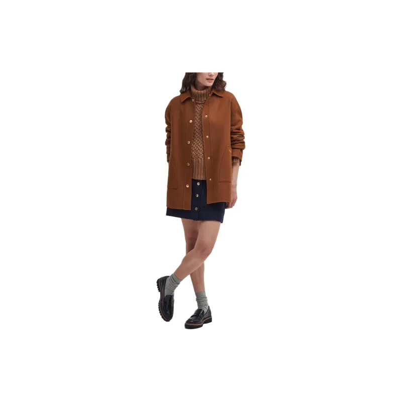 BARBOUR SS24 Shirt Women's Orange Yellow-1
