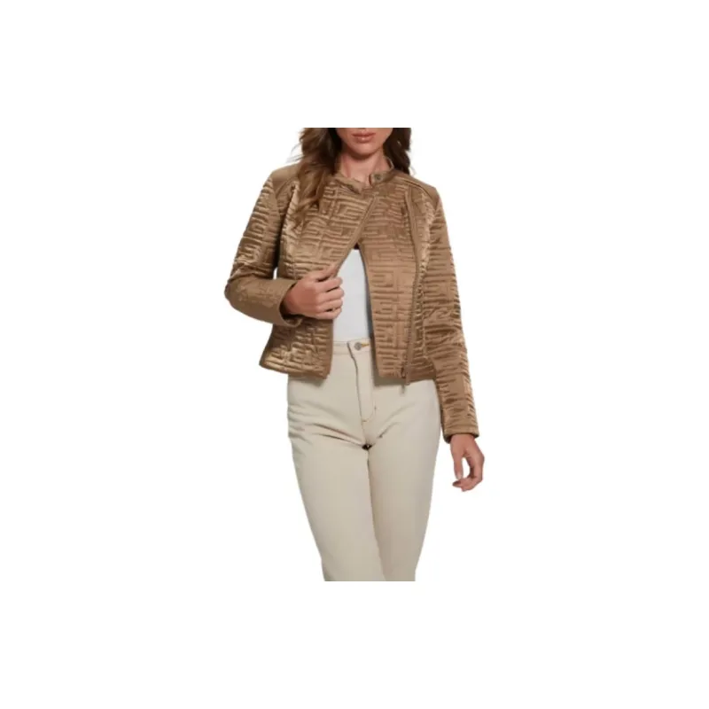 GUESS Marine Quilted Jacket Jackets & Coats Women's Umber-3