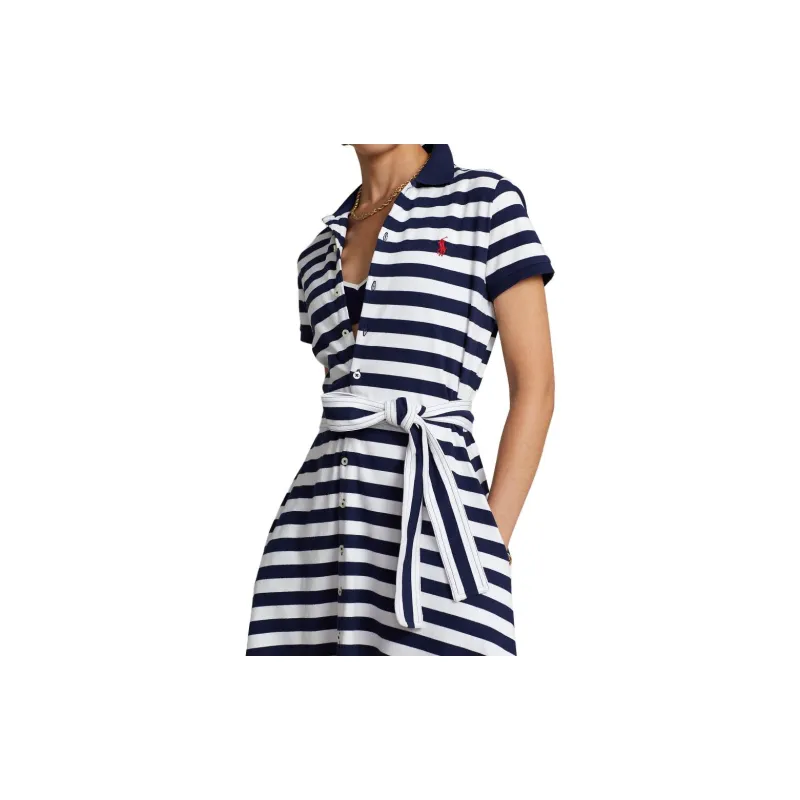 Polo Ralph Lauren Short Sleeved Dress Women's Multicolor-2