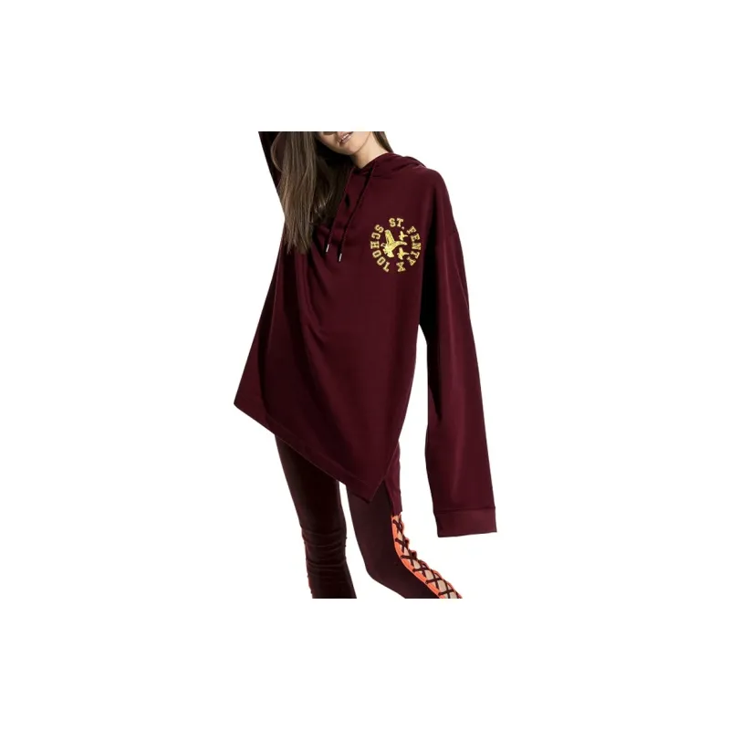 PUMA Sweatshirts Women's Burgundy-3