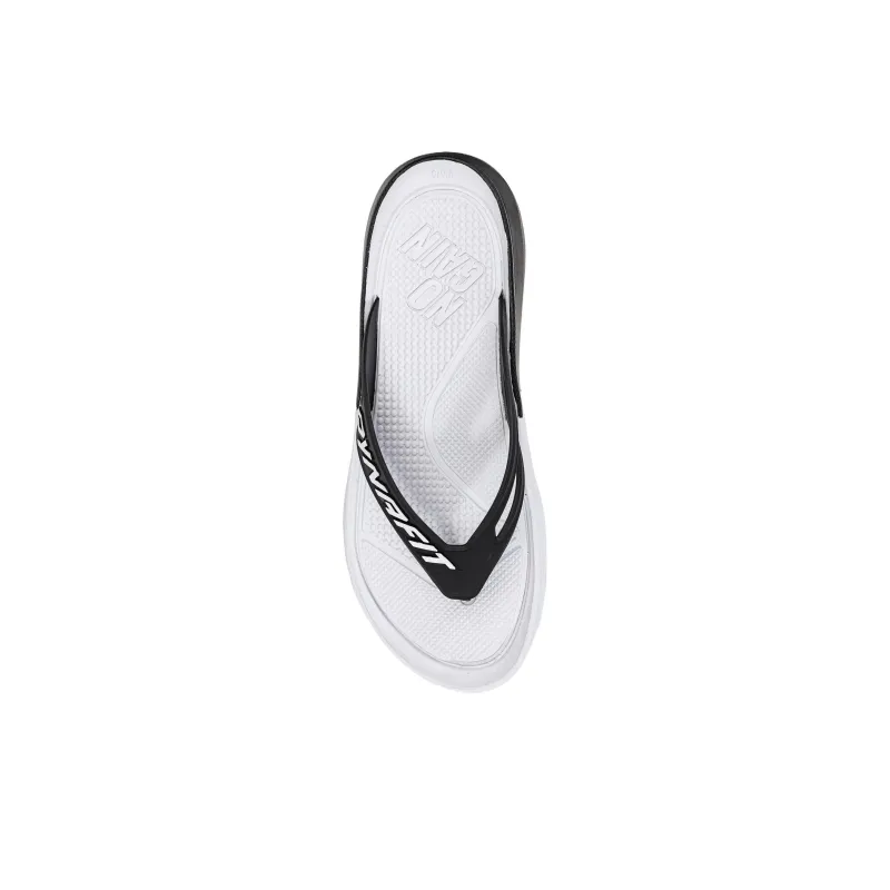 DYNAFIT Abrasion-Resistant Slip-Resistant Flip Flops Unisex Black White-3