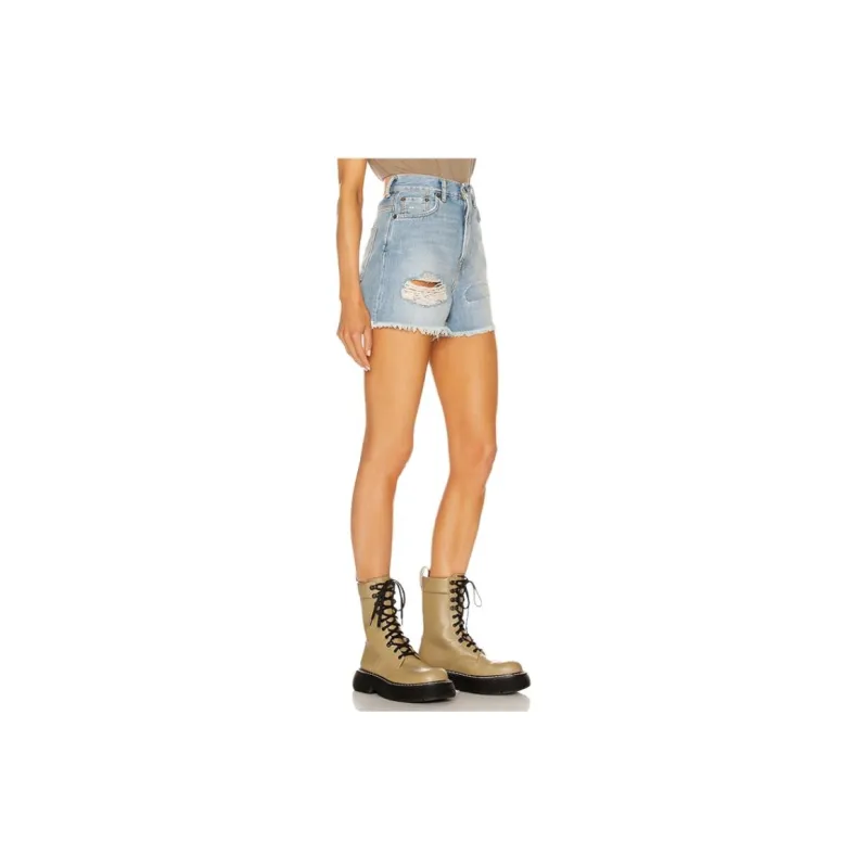 Acne Studios Casual Shorts Women's Light Blue-3