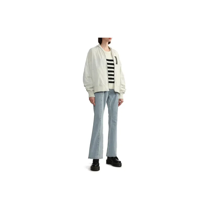 Izzue Logo patch Zip detail Bomber Jacket-7