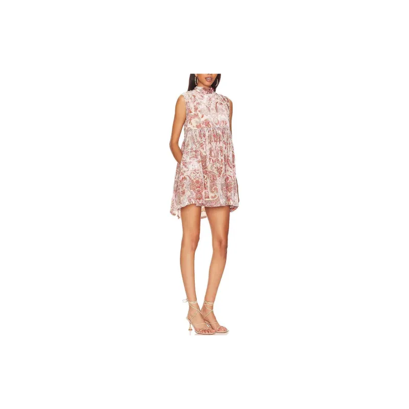 FREE PEOPLE Sleeveless Dress Women's Pink-3
