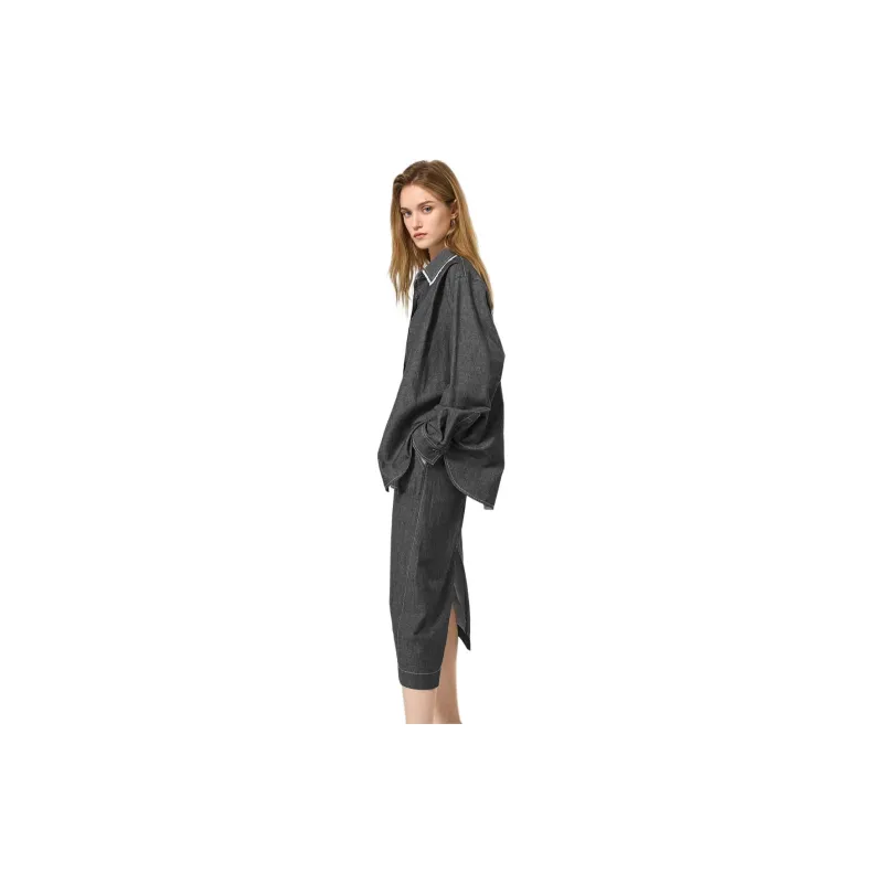 Bethine Shirt Women's Dark Gray-2
