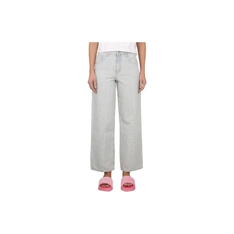 MARC JACOBS The Monogram Wide leg Jeans-2