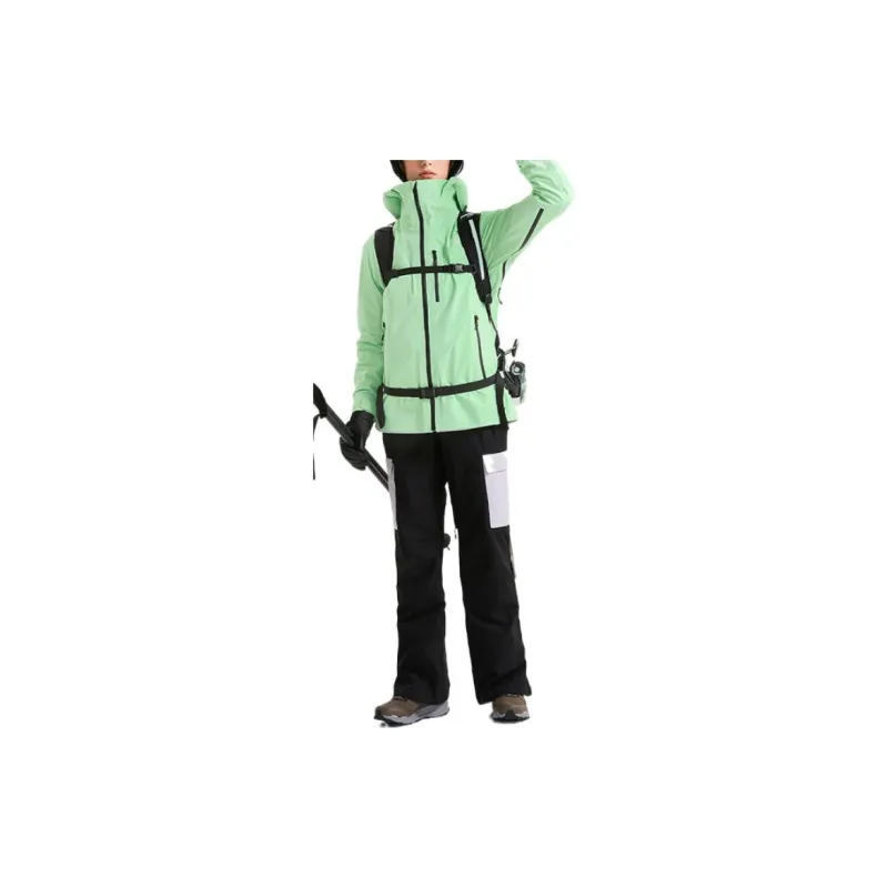 THE NORTH FACE Outdoor Hiking Waterproof And Breathable Windbreaker Jacket Women's Green-1