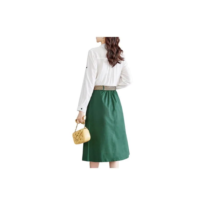 TERRE BLEUE Skirt Set Women's Green-3
