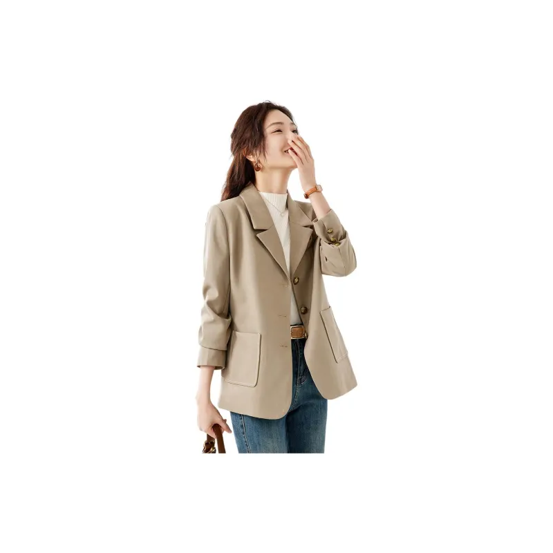 TERRE BLEUE Business Suit Women's Khaki-1