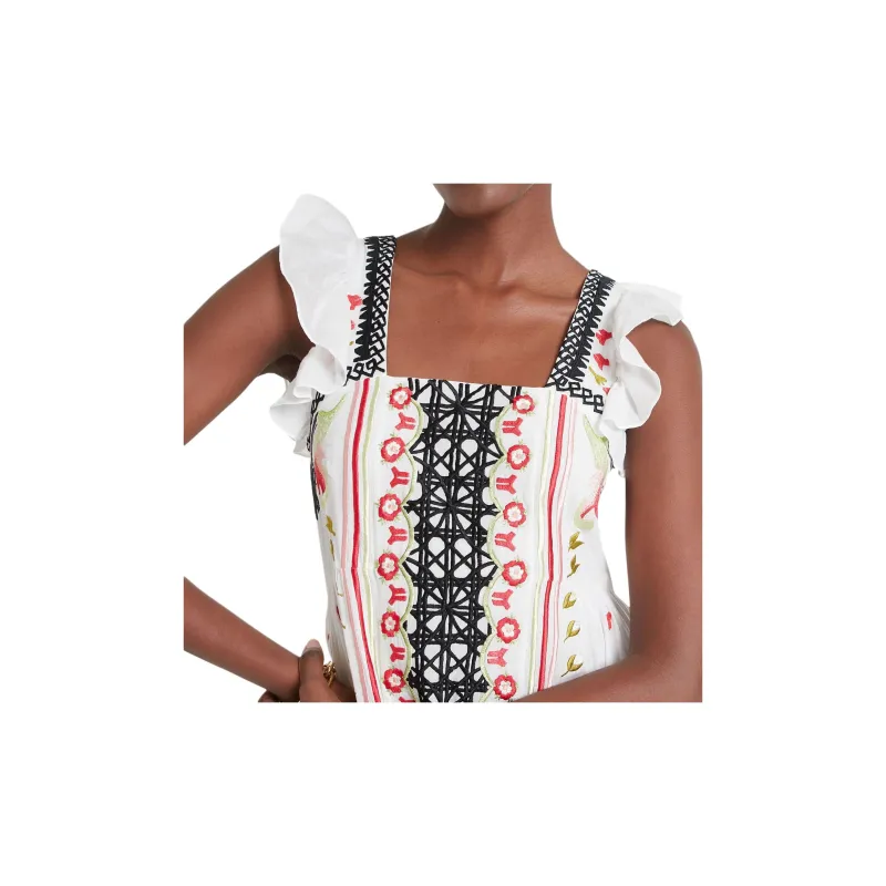 Temperley London Florentine Midi Dress-3