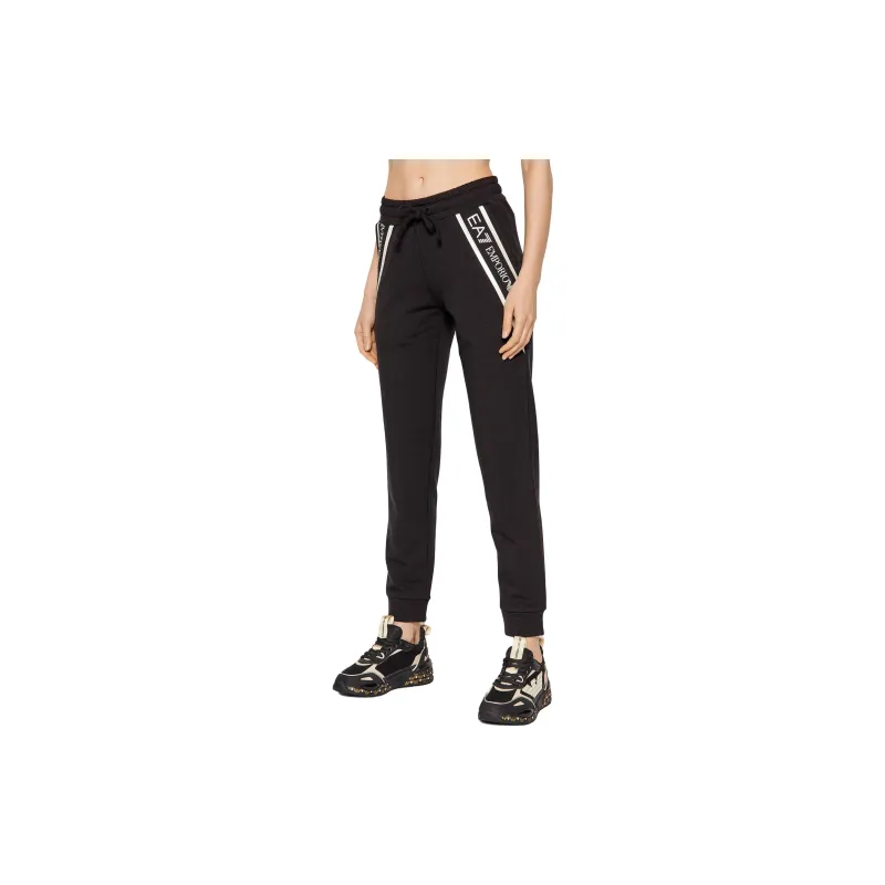 EMPORIO ARMANI Knitted Sweatpants Women's Black-3