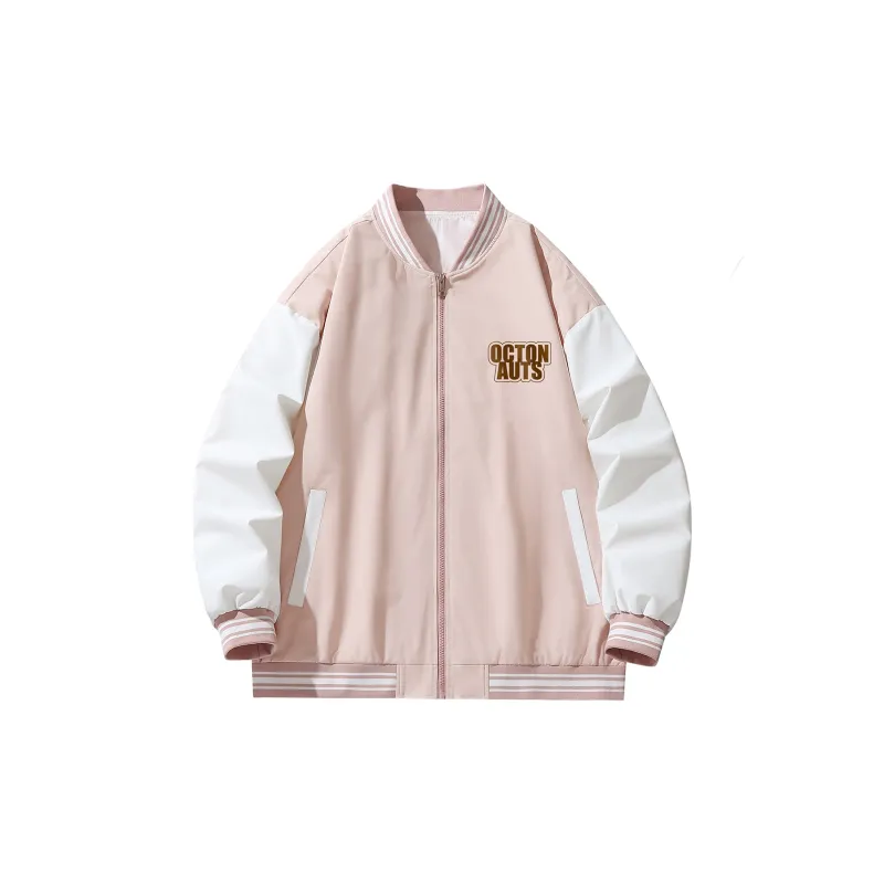 Small Columns Under The Sea Baseball Jacket Unisex-5