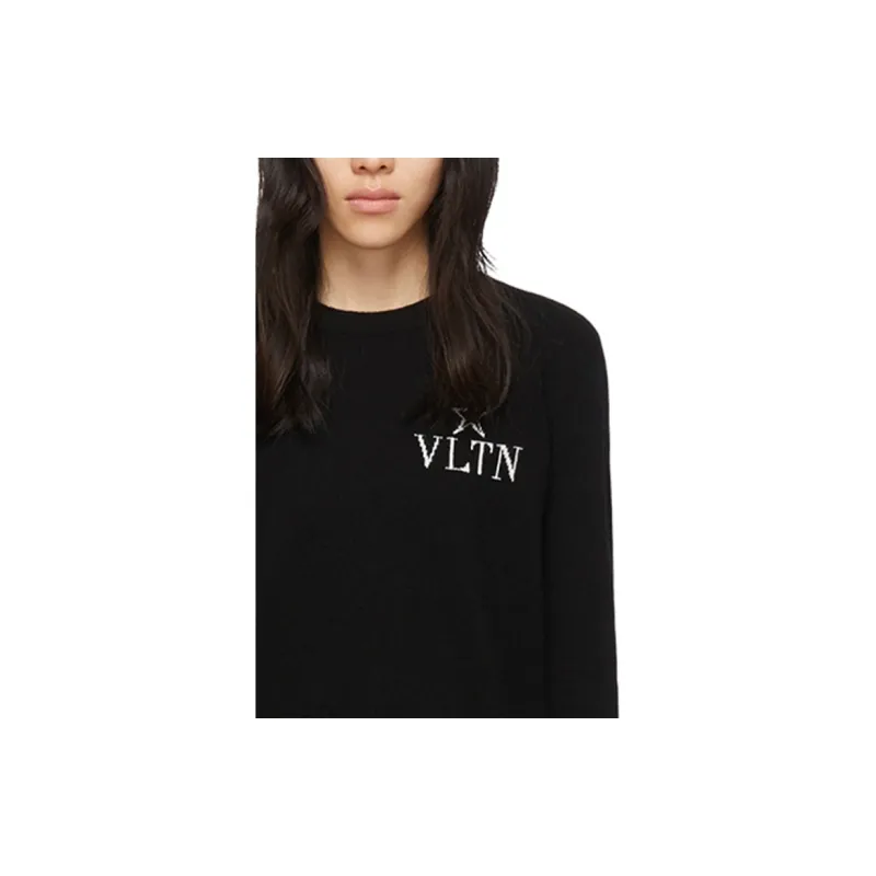 Valentino SS22 Cashmere Sweater Women's Black-5