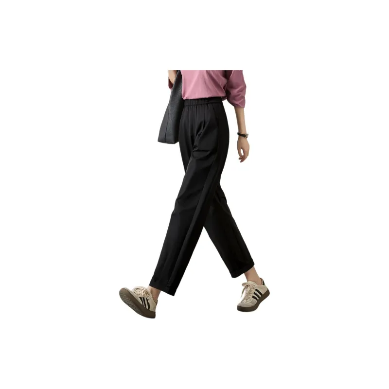 Mo Han Yi Mei Casual Pants Women's Black-3