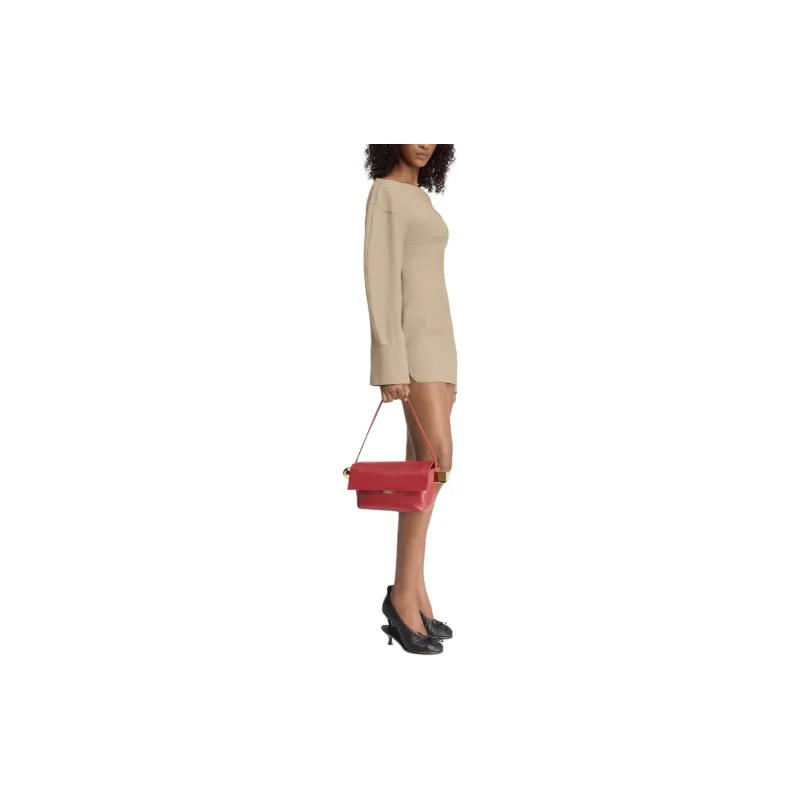 Jacquemus Casaco Shirt Dress 'Beige'-2