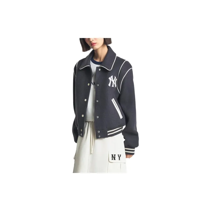 MLB New York Yankees Jacket Women's Carbon Gray-3