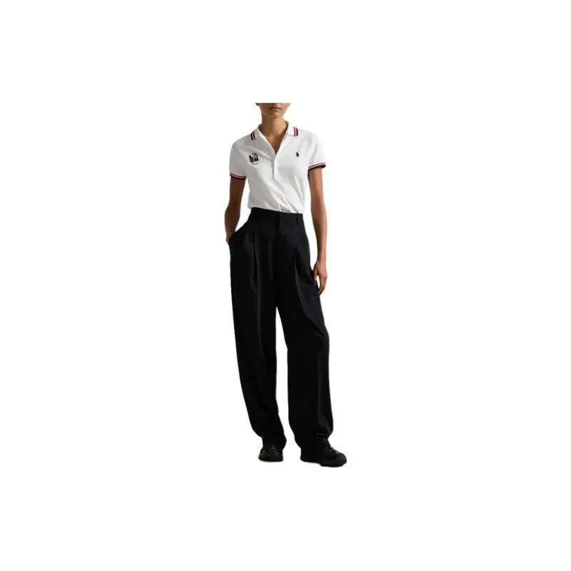 Polo Ralph Lauren LA28 Paralympic Mesh Polo Shirt Women's White-1