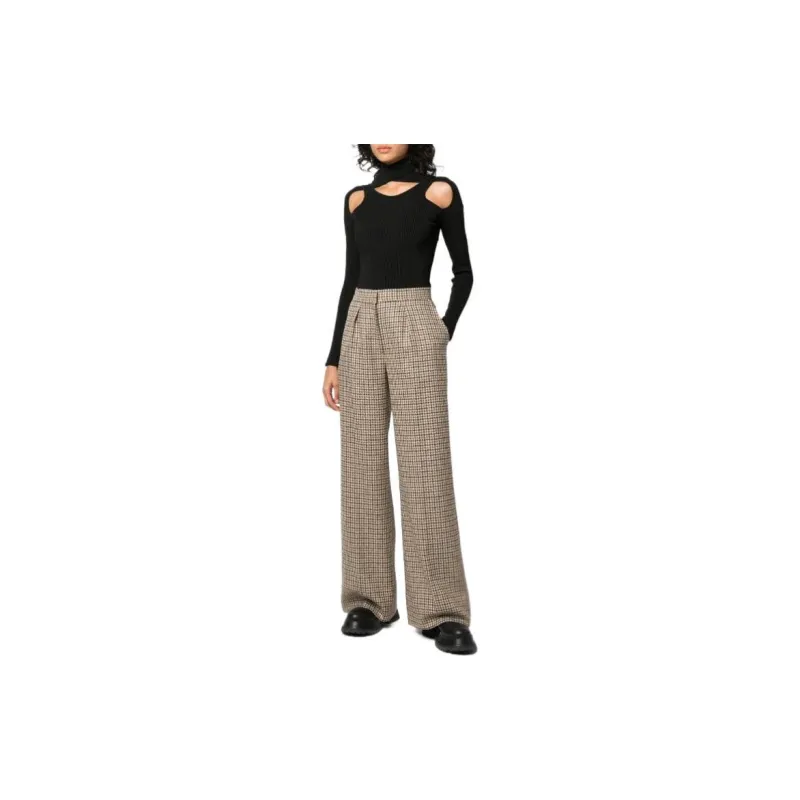 PALM ANGELS Check-Printed Loose-Fit Pants-2