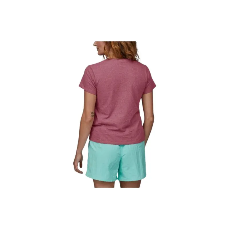 Patagonia T Shirts Women's Evening Fuchsia/Evening Mauve-1