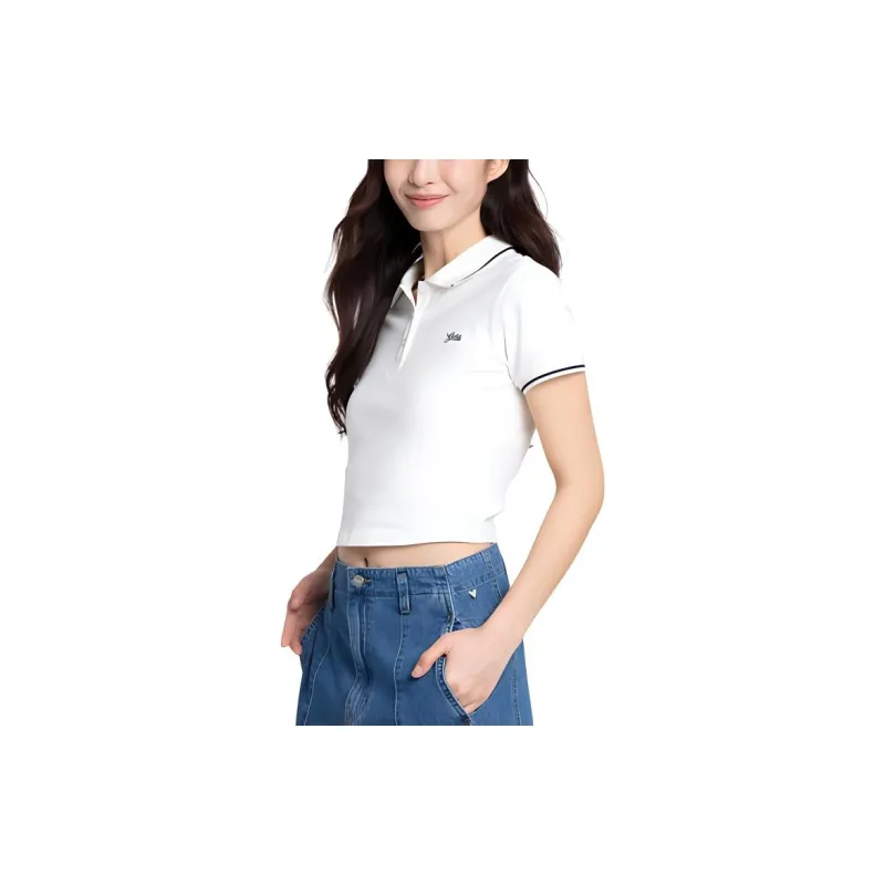 GUESS Polo Shirts Women's White-2