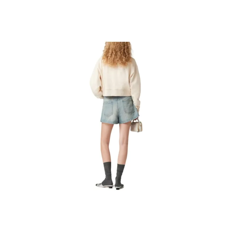 MIU MIU SS24 Sweatshirt Women's Natural-3