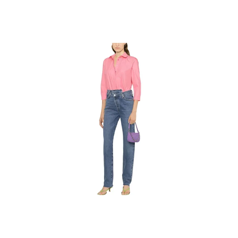 AGOLDE High-rise Straight-leg Jeans-1