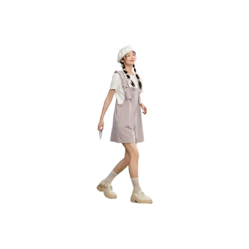 ZIHAN Overalls Women's Fresh Purple-3