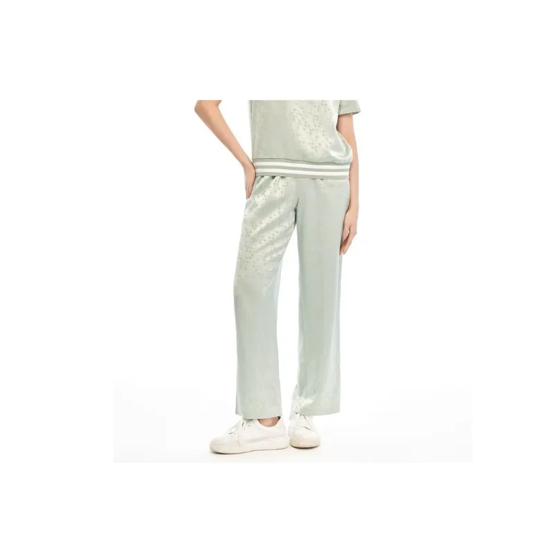 XII BASKET Casual Pants Women's Light Green-2