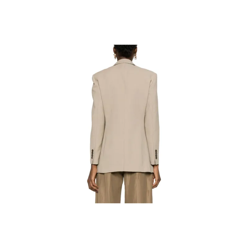 Brunello Cucinelli Peak lapels Knitted Blazer-1