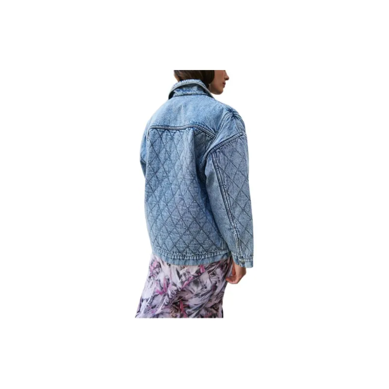 IRO NIGHT Denim Jacket Women's Blue-3