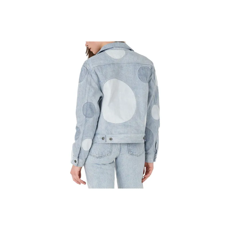 Levis Denim Jackets Women's Light Indigo-6