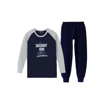 Yalu Thermal Set Men's Navy Blue Multicolor