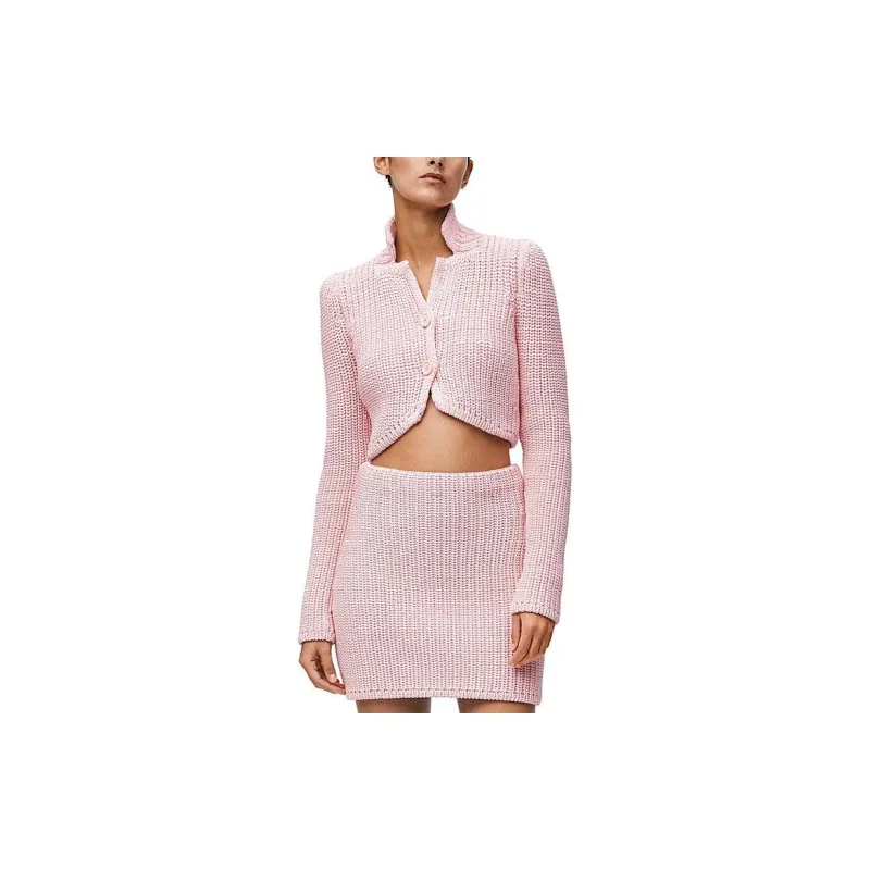 LOEWE Cropped Jacket 'Pink'-2
