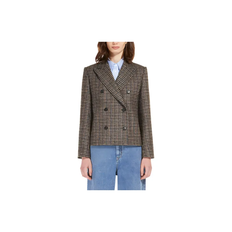 WEEKEND MaxMara Jackets Coats Women's Brown Gray-2