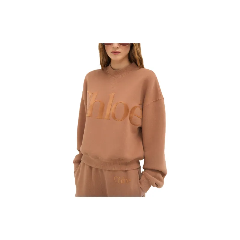 Chloé Logo embossed Sweatshirt-1