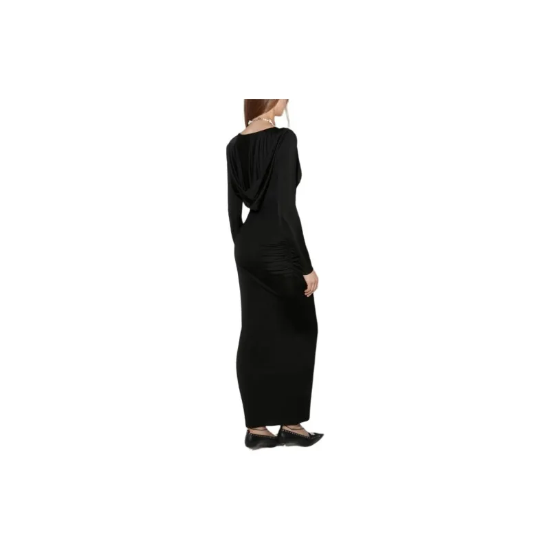 Misbhv FW24 Long Sleeved Dress Women's Black-3