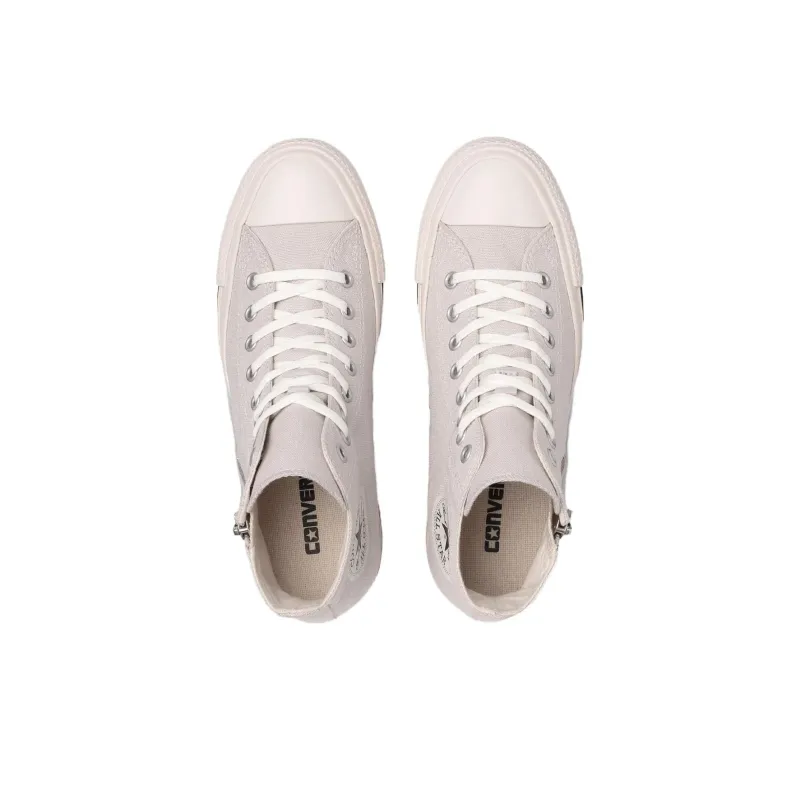 Converse All Star Anti Slip Wear Resistant High Top Canvas Shoes Women's Gray-3