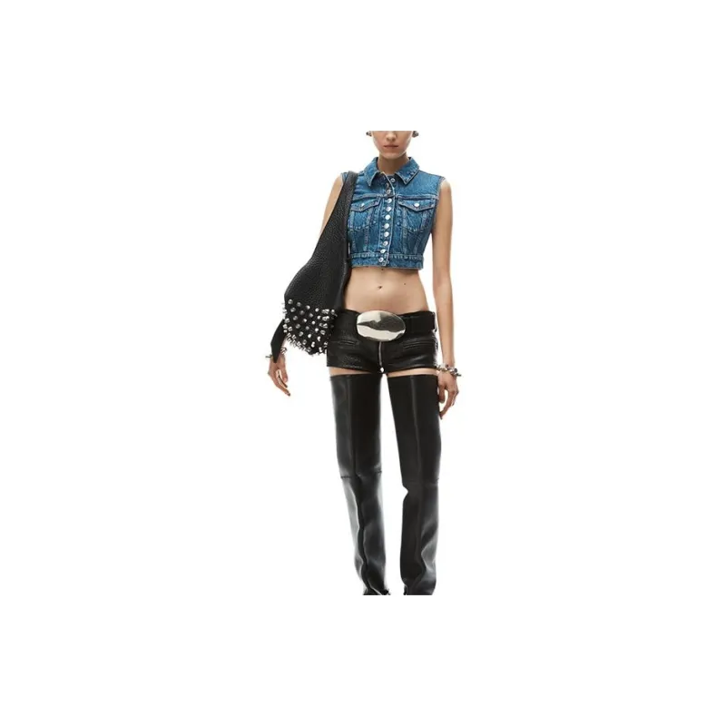 Alexander Wang Trucker Vest Denim Jacket-2
