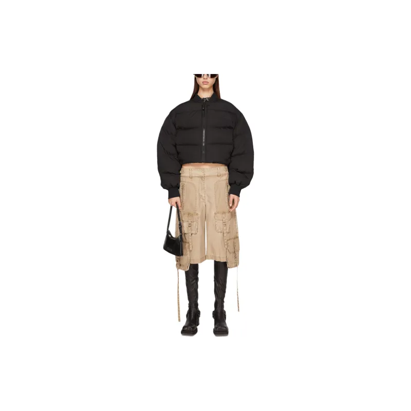 Acne Studios Bomber Puffer Jacket Washed Black 969-1