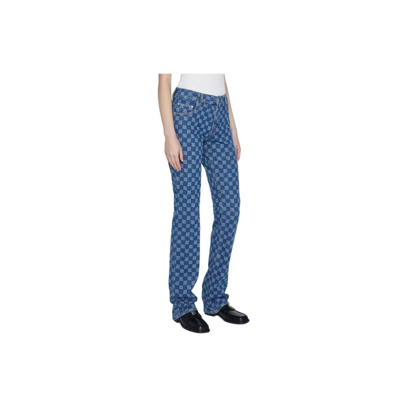 Misbhv Signature Monogram Jeans Women's Blue-4