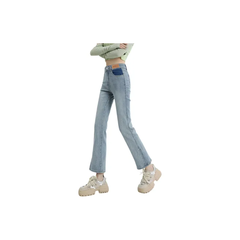 Weixi Jeans Women's Light Blue-4