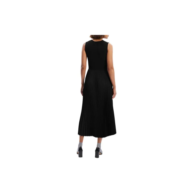 THEORY Pleat Detailed Sleeveless Dress-1