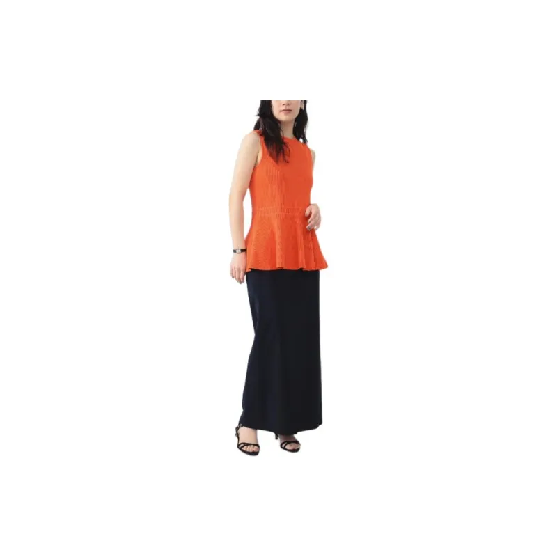 Beams T Shirts Women's Orange-5
