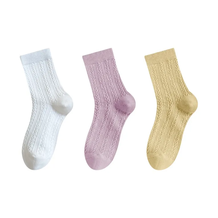 AOKANG Mid Calf Socks Women's Combo Set-6