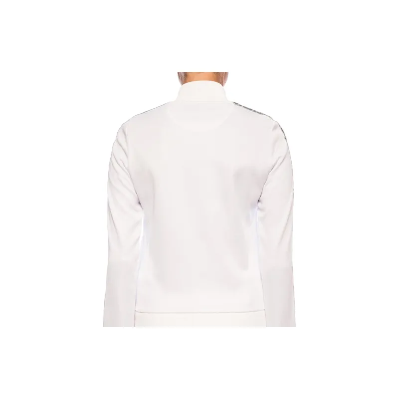 FENDI Ff Track Jacket 'White/Silver'-3