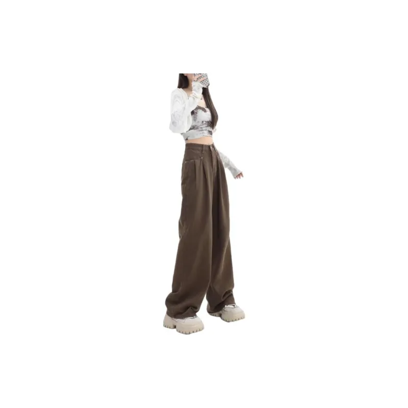 FOREVER 21 FW23 Jeans Women's Khaki-4